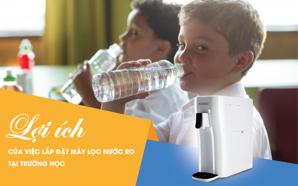 Máy lọc nước được sử dụng trong trường học
